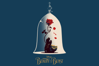 Kostenloses Beauty and the Beast Poster Wallpaper für Android, iPhone und iPad
