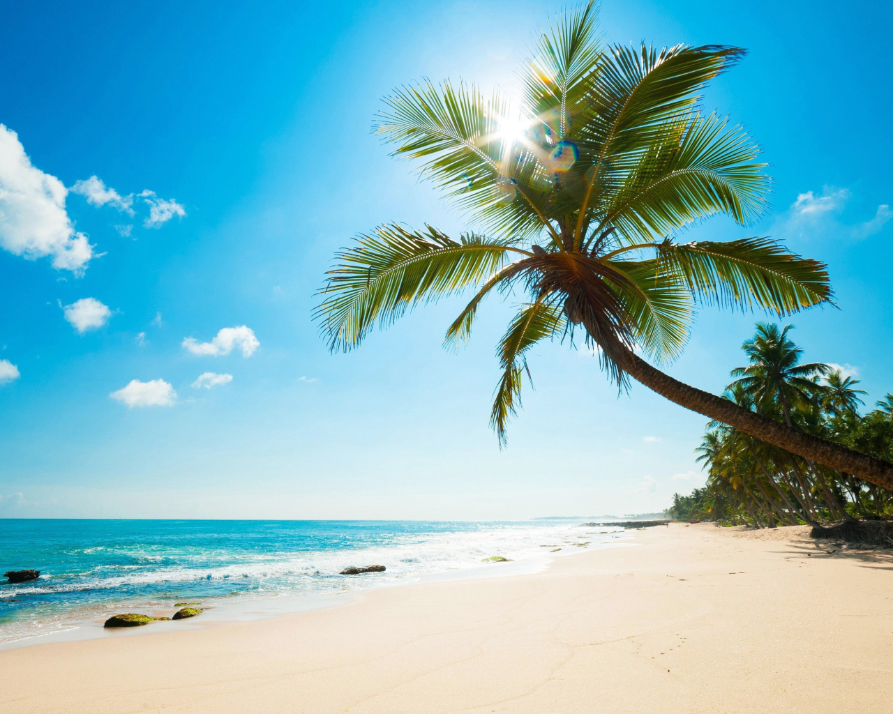 Sfondi Best Caribbean Crane Beach, Barbados 1280x1024