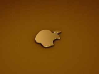 Golden Apple Logo wallpaper 320x240