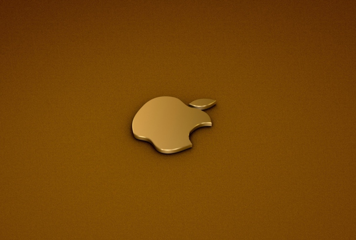 Fondo de pantalla Golden Apple Logo