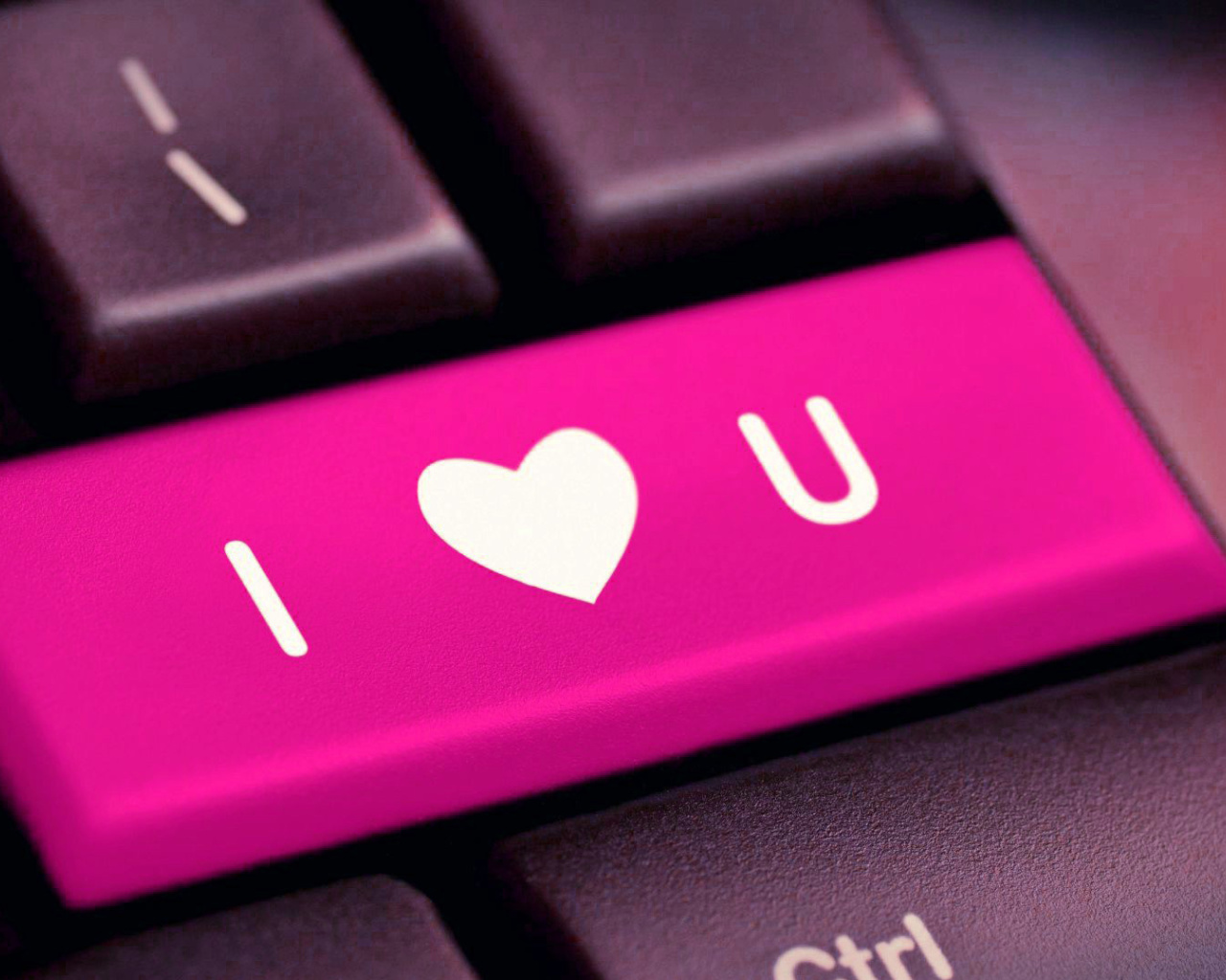 Das I Love You Hi Tech Style Wallpaper 1280x1024