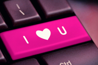 I Love You Hi Tech Style Background for Android, iPhone and iPad