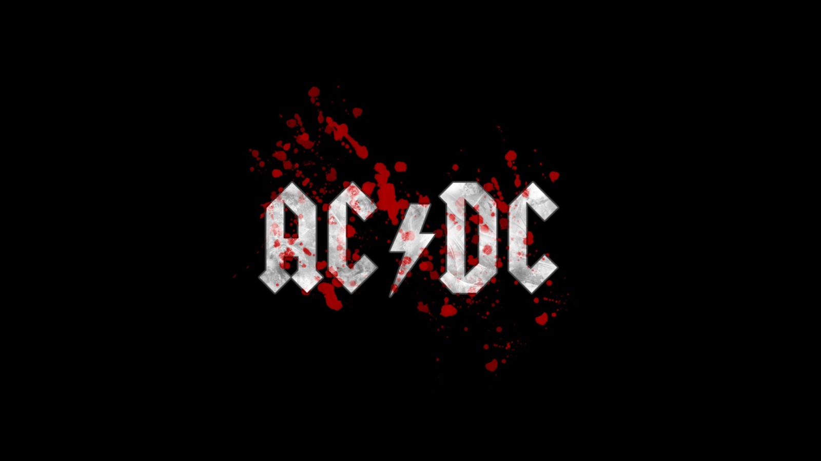 AC/DC Logo wallpaper 1600x900