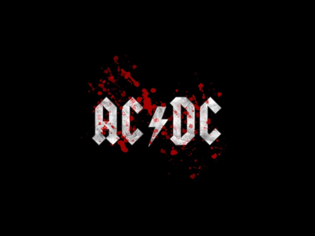 AC/DC Logo wallpaper 640x480