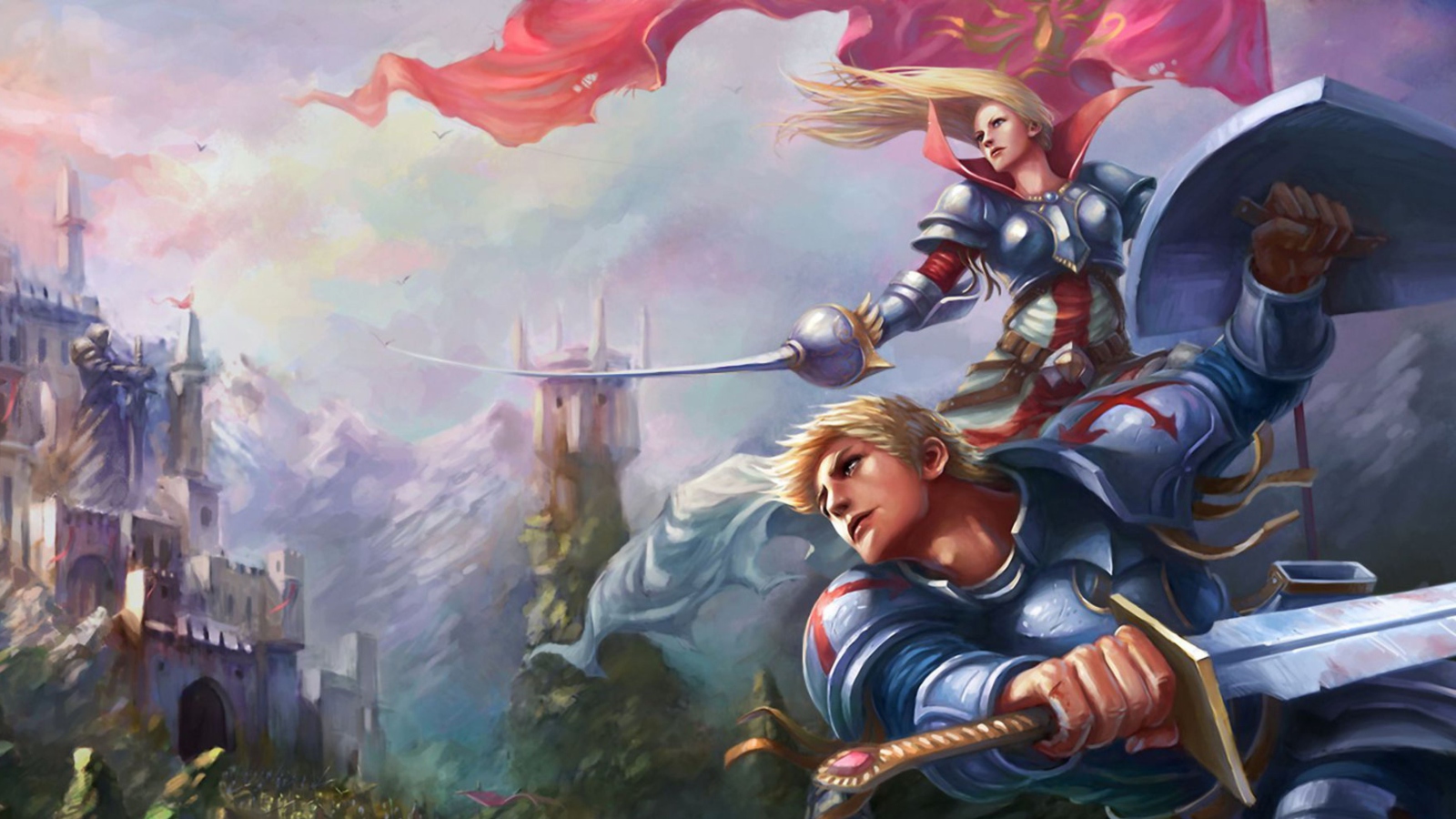 Fantasy Knights wallpaper 1600x900