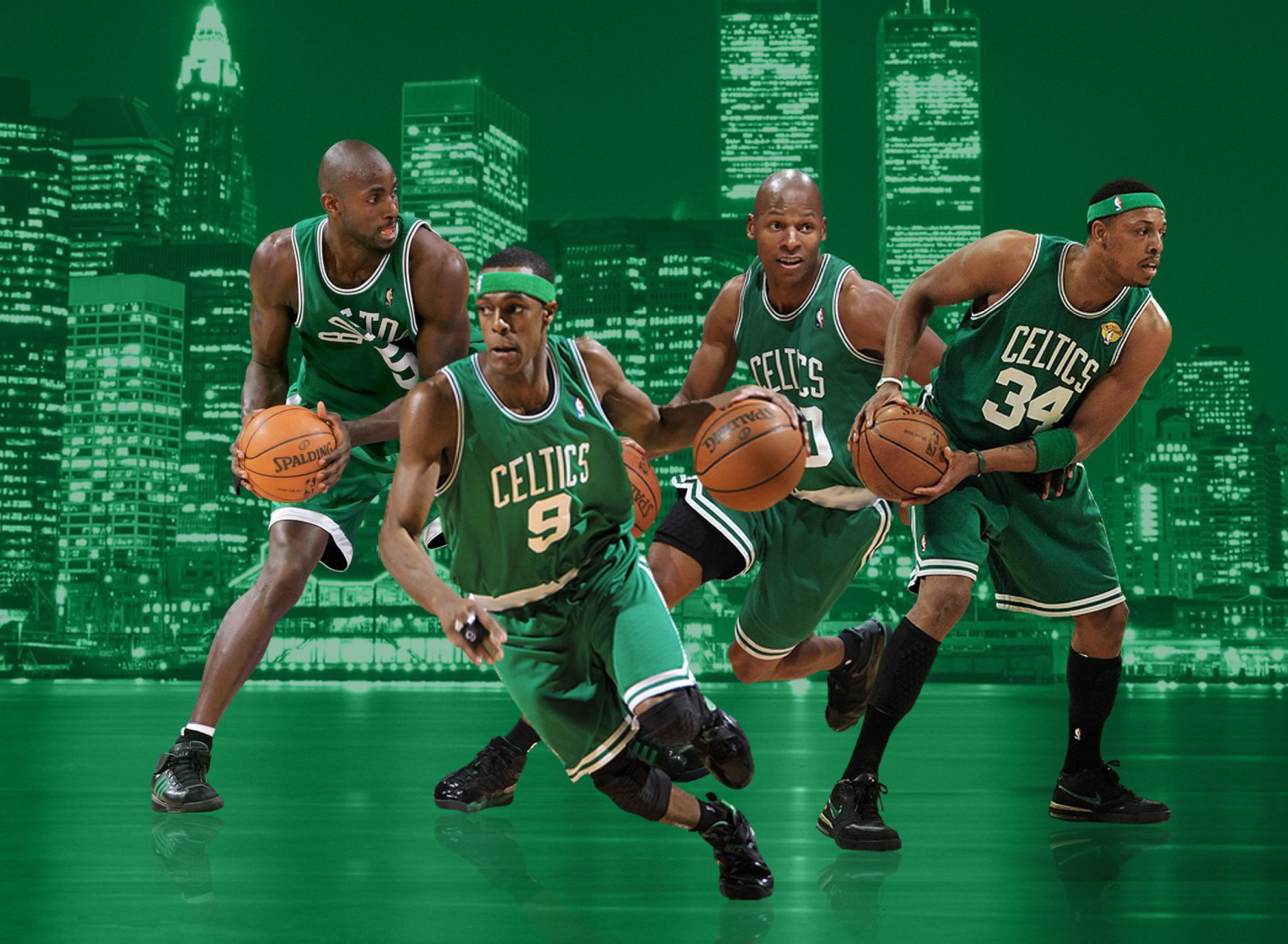 Обои Boston Celtics NBA Team 1920x1408