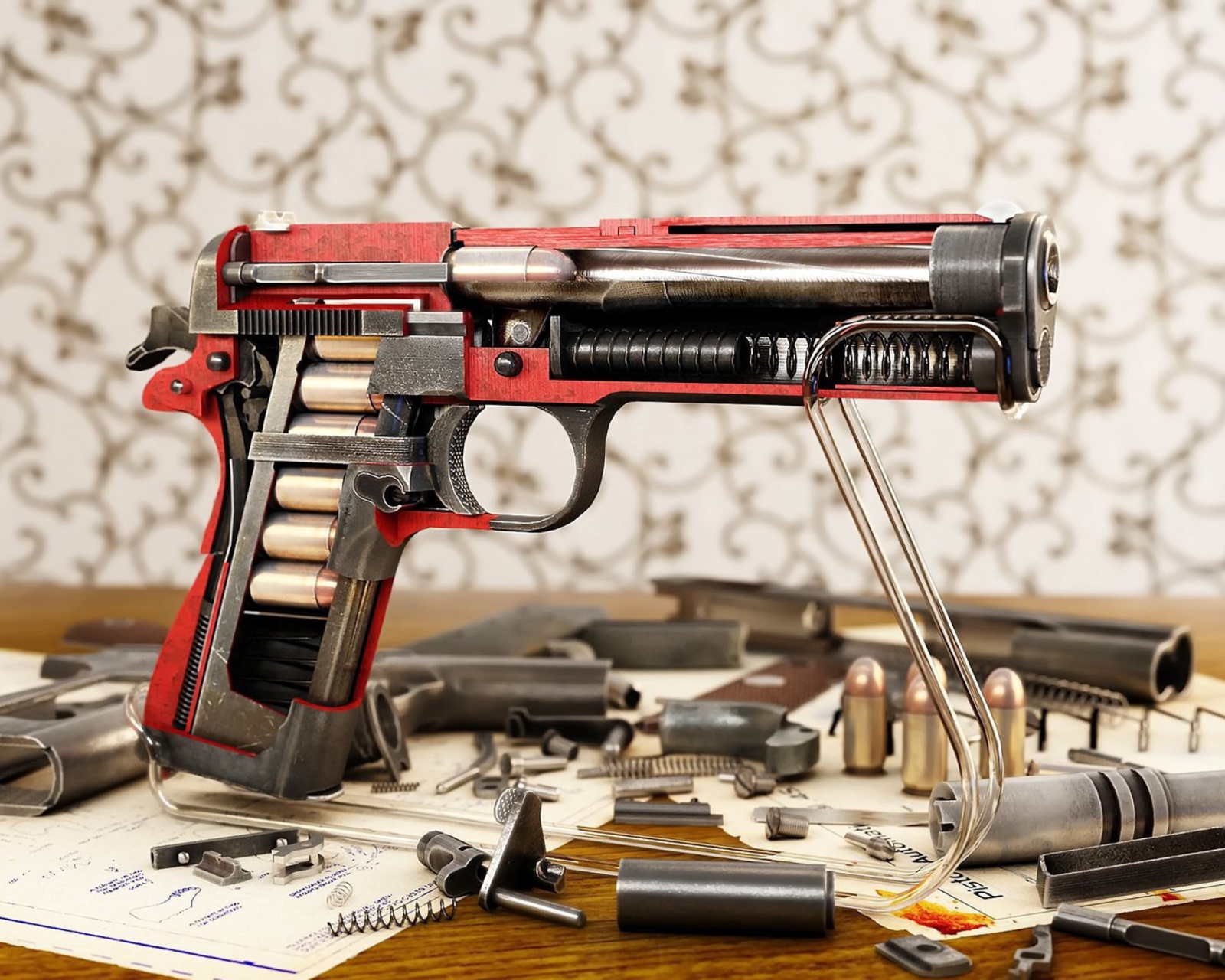 Fondo de pantalla M1911 Pistol Colt-Browning 1600x1280