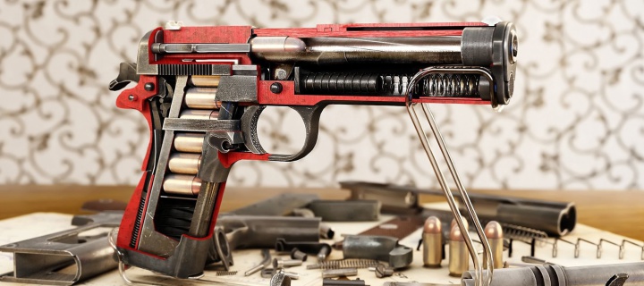 Das M1911 Pistol Colt-Browning Wallpaper 720x320