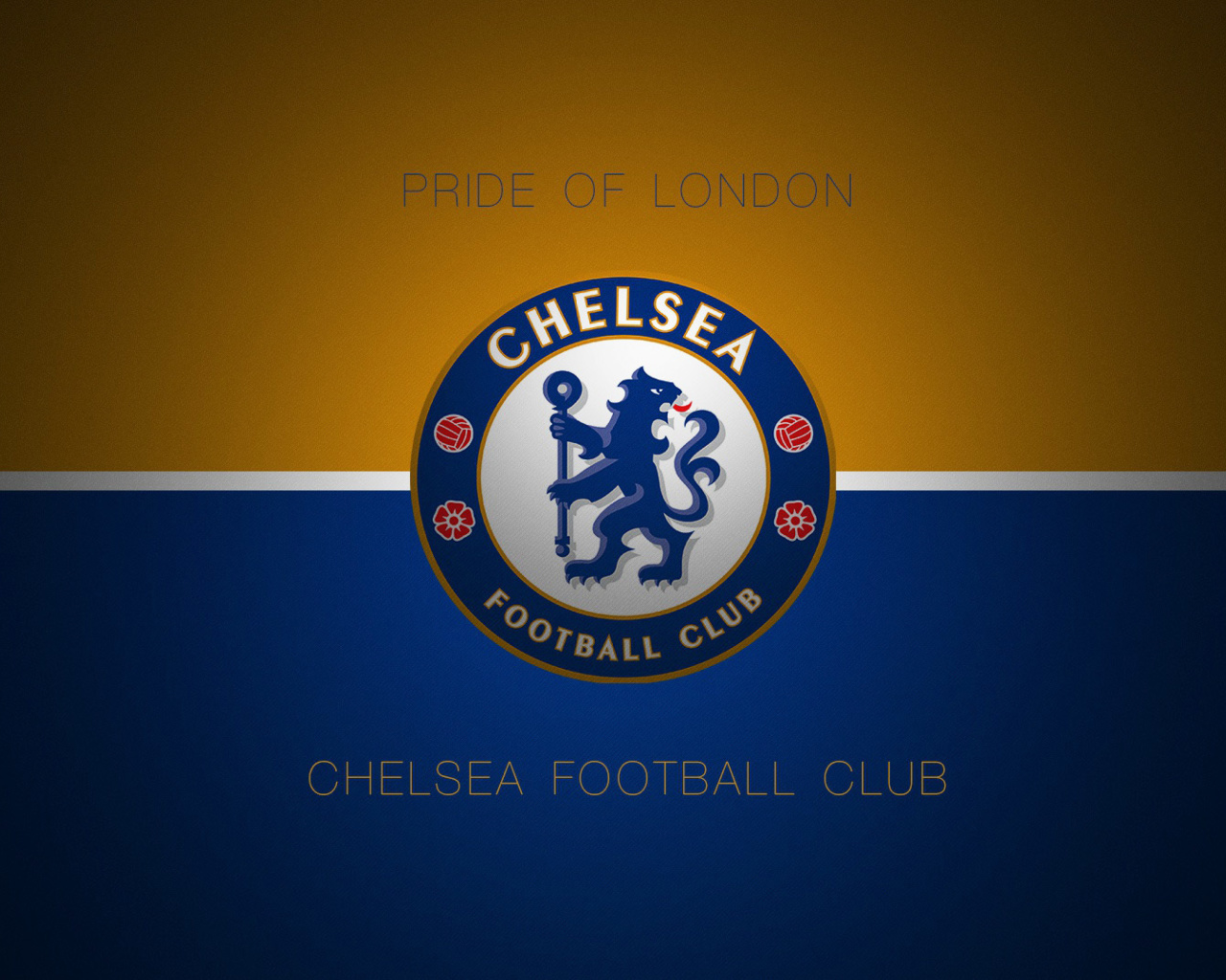 Обои Chelsea Football Logo 1280x1024