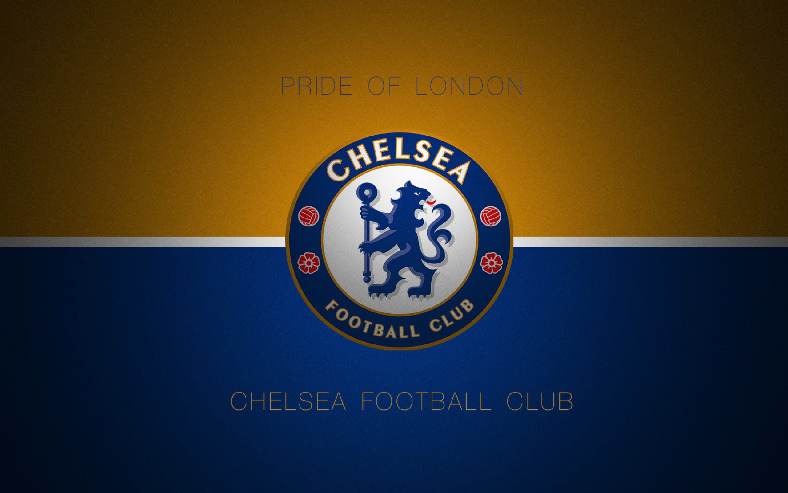 Chelsea Football Logo wallpaper 2560x1600