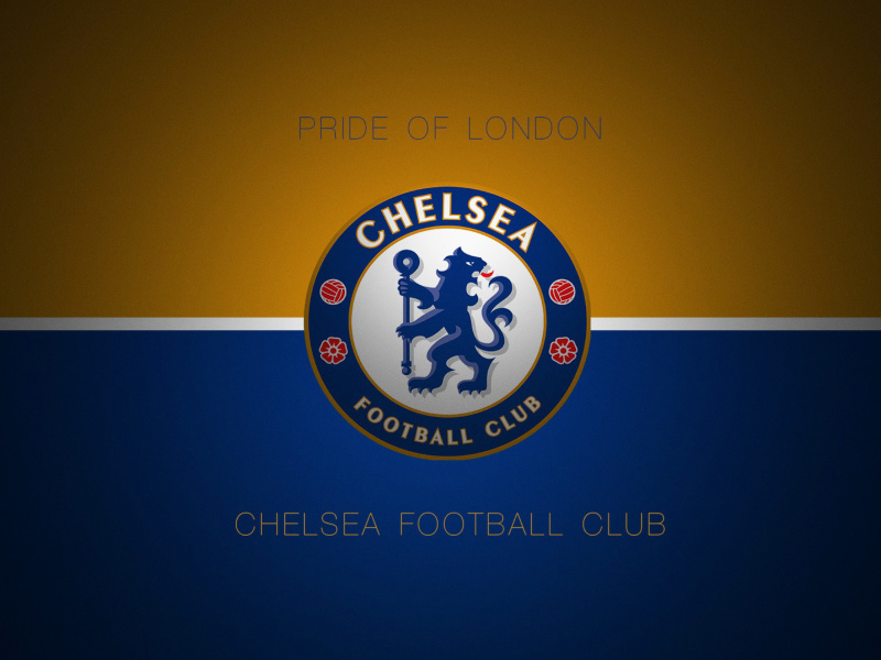Das Chelsea Football Logo Wallpaper 800x600