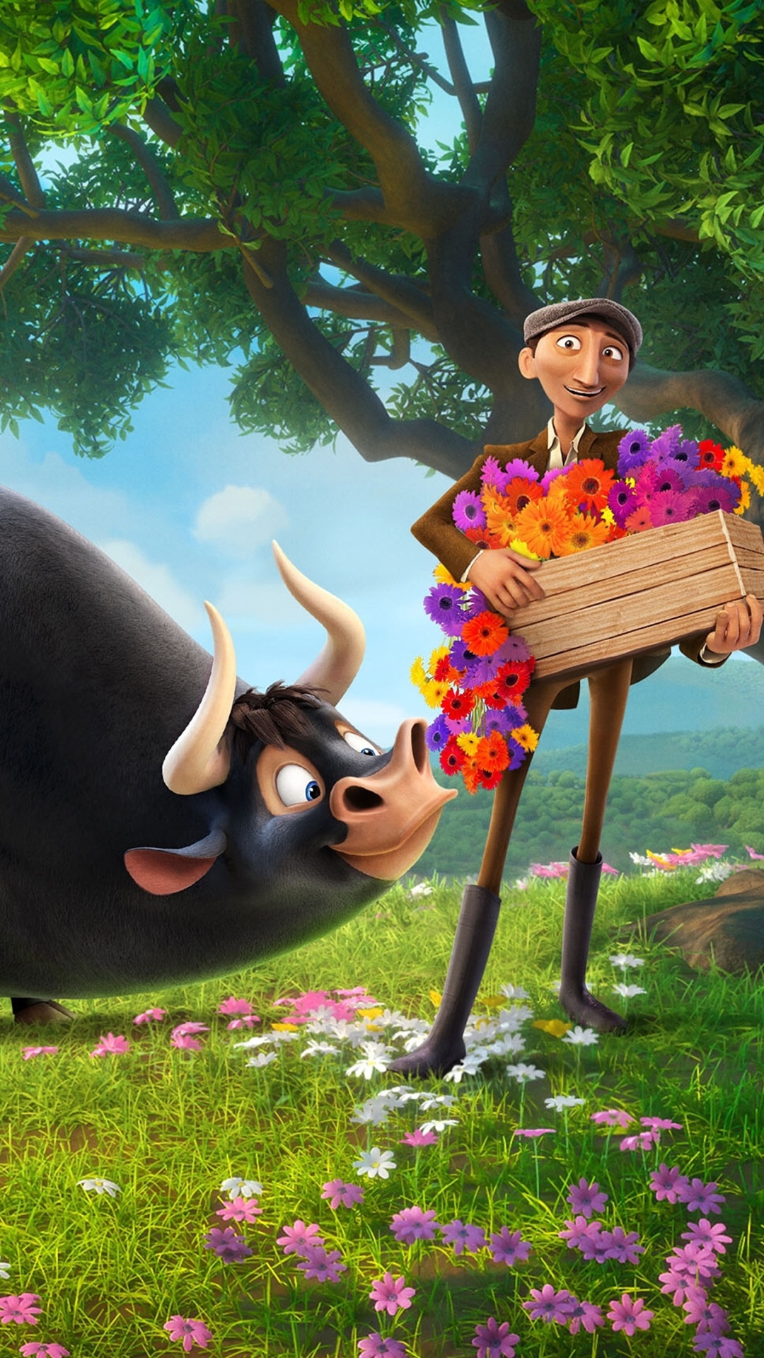 Обои Ferdinand 2017 American 3D Computer Animated Comedy Film 1080x1920