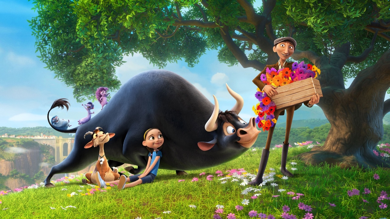 Обои Ferdinand 2017 American 3D Computer Animated Comedy Film 1280x720