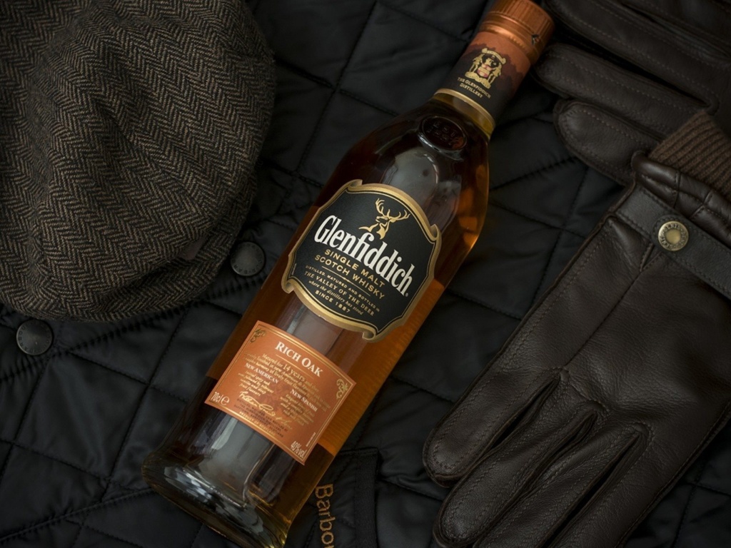 Fondo de pantalla Glenfiddich single malt Scotch Whisky 1024x768