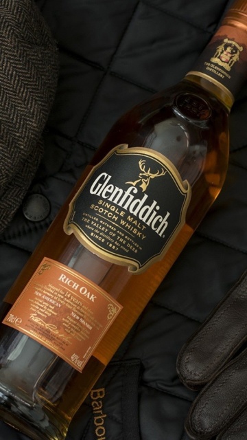 Das Glenfiddich single malt Scotch Whisky Wallpaper 360x640