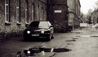 Bmw E38 Old Photography - Obrázkek zdarma 