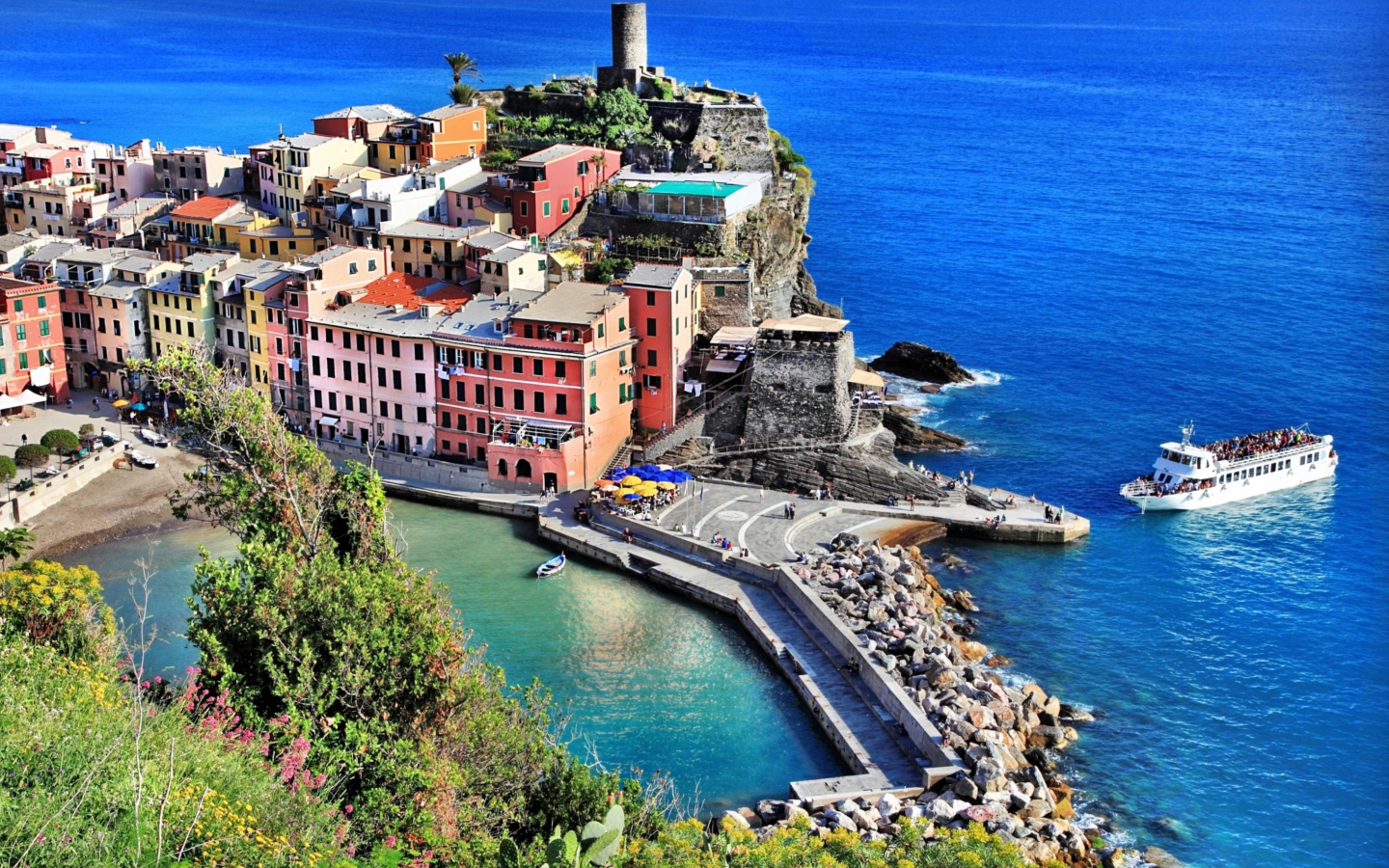 Screenshot №1 pro téma Ligurian Sea 1440x900