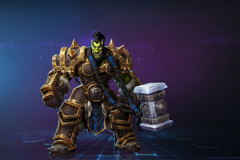 Das Heroes of the Storm multiplayer online battle arena video game Wallpaper 480x320
