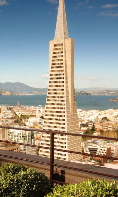 Fondo de pantalla San Francisco City View 240x400