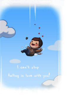 Screenshot №1 pro téma Love Is - I Cant Stop 240x320