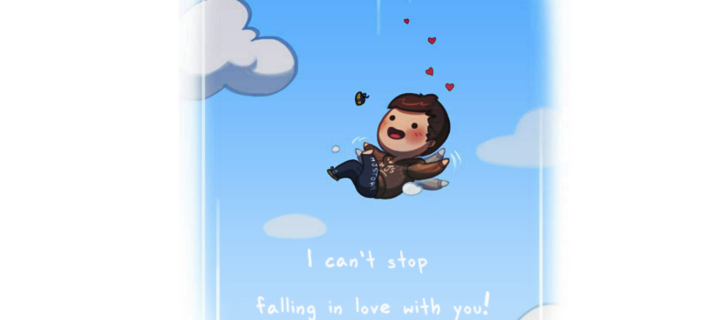 Screenshot №1 pro téma Love Is - I Cant Stop 720x320