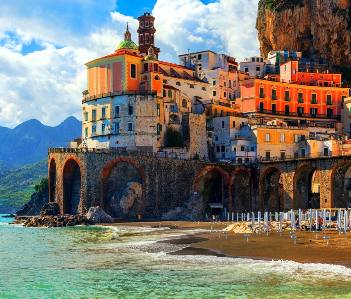 Das Amalfi Coast, Positano Wallpaper 1200x1024