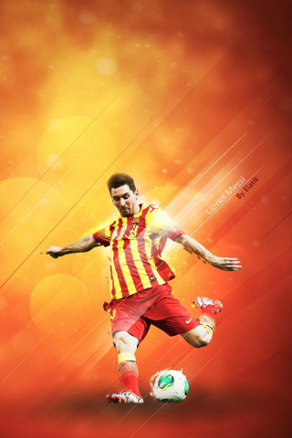Das Lionel Messi Wallpaper 320x480