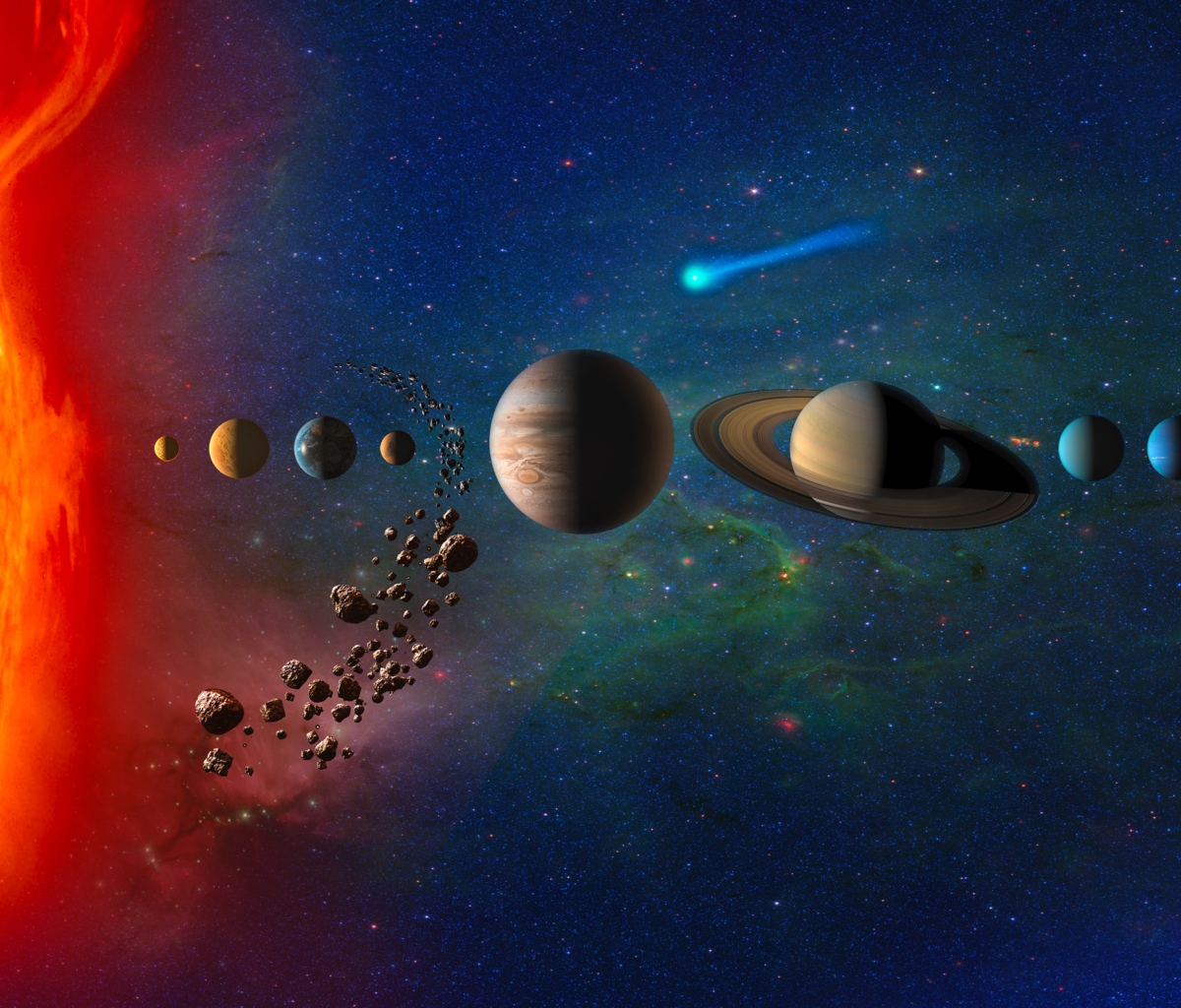 Solar System screenshot #1 1200x1024