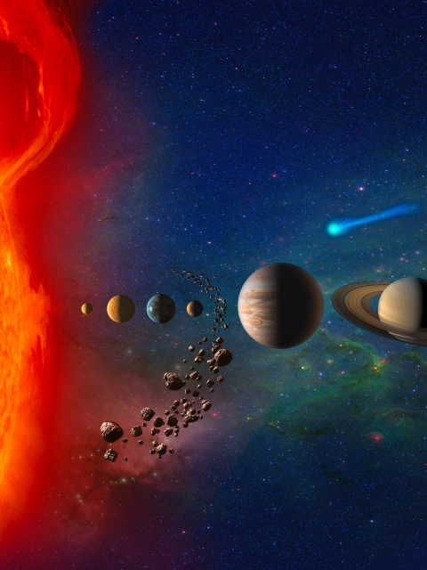Solar System screenshot #1 480x640