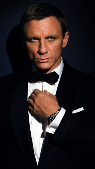 Fondo de pantalla James Bond Suit 360x640