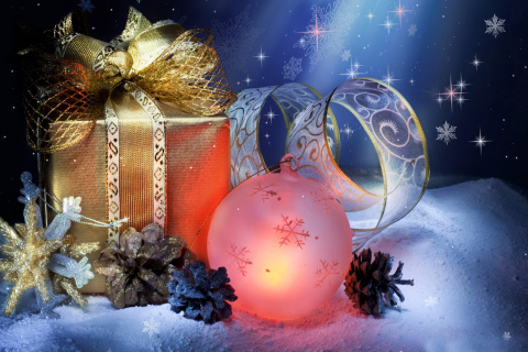 Screenshot №1 pro téma Christmas Gifts 480x320