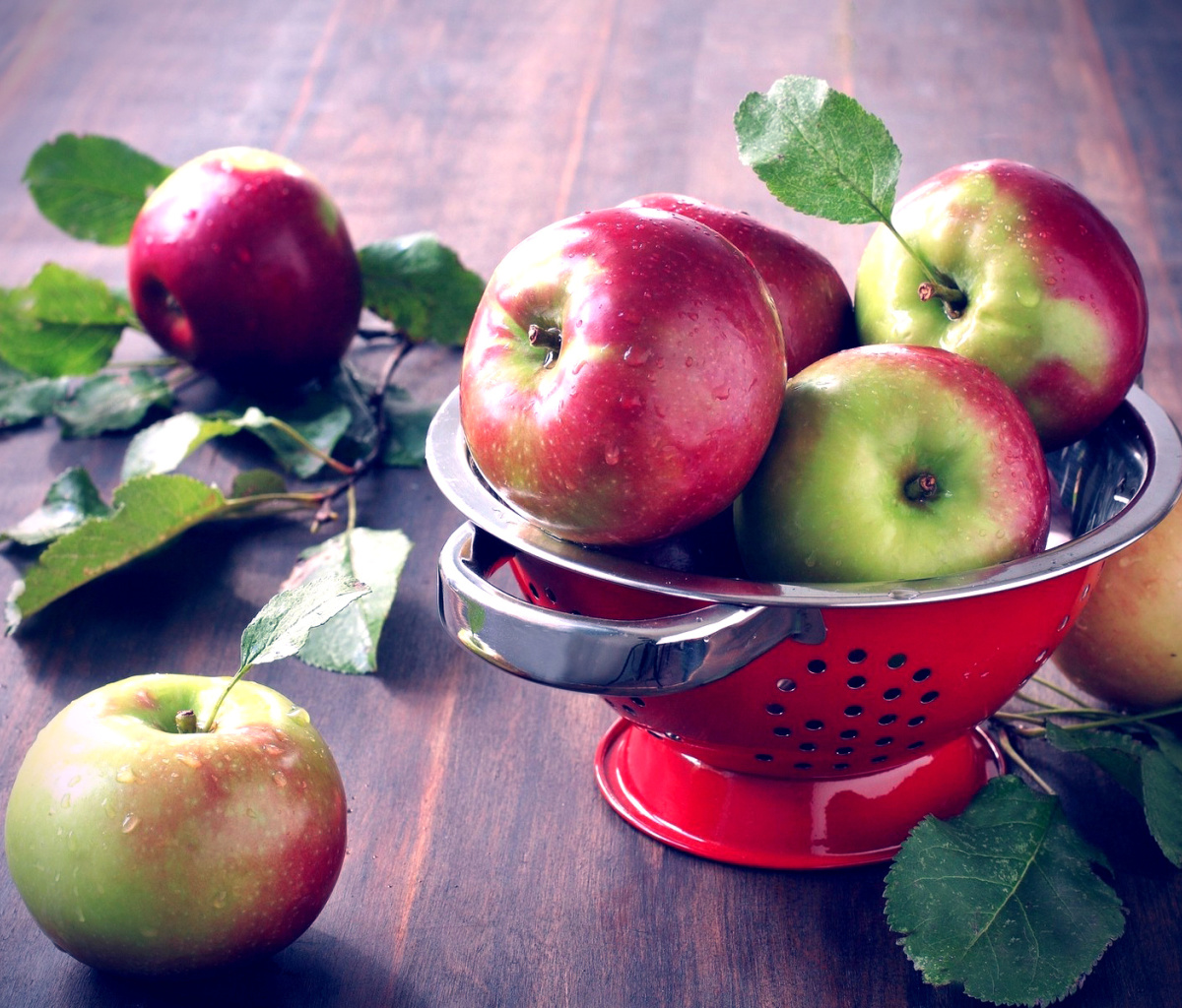 Fondo de pantalla Autumn apple harvest 1200x1024