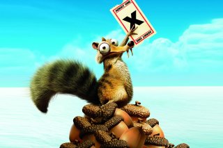 Ice Age Continental Drift Scrat Background for Android, iPhone and iPad