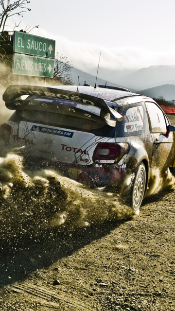 Fondo de pantalla Citroën World Rally Team 360x640