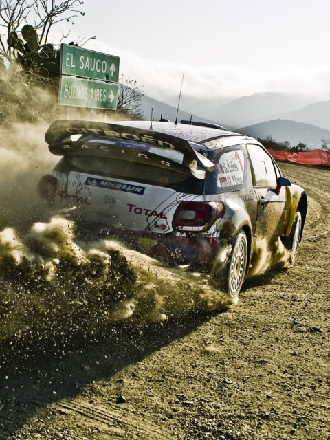 Screenshot №1 pro téma Citroën World Rally Team 480x640