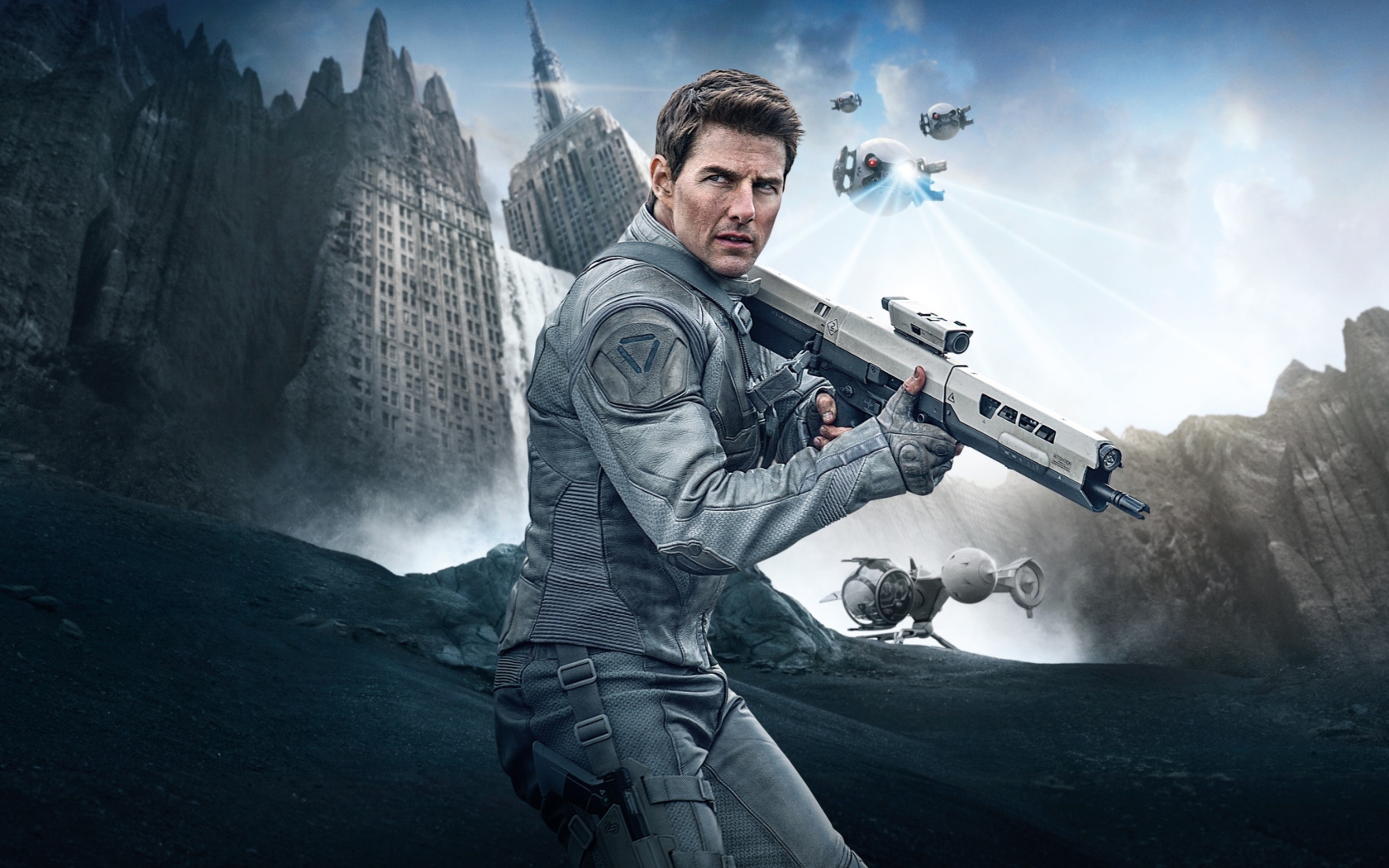 Screenshot №1 pro téma Tom Cruise In Oblivion 1680x1050