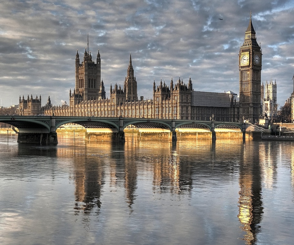 Обои Palace of Westminster in London 960x800