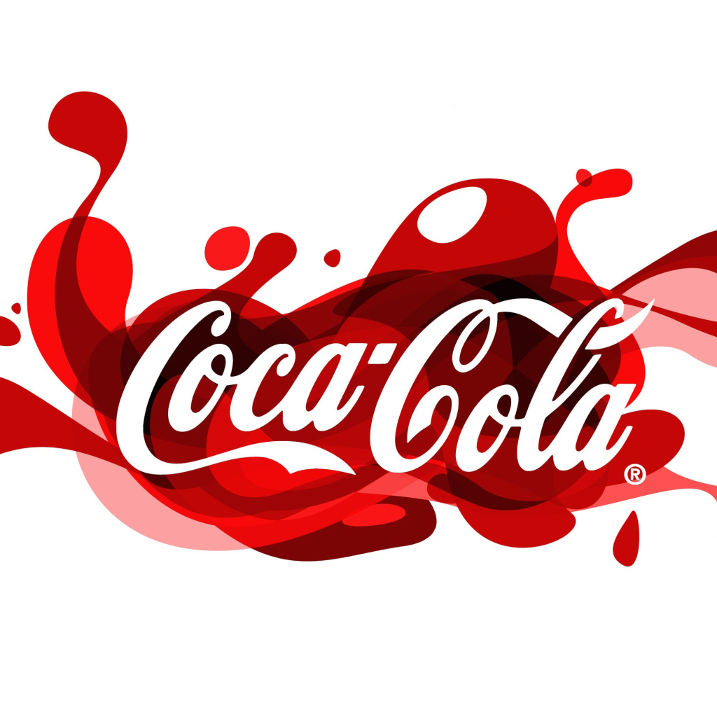 Das Coca Cola Logo Wallpaper 1024x1024