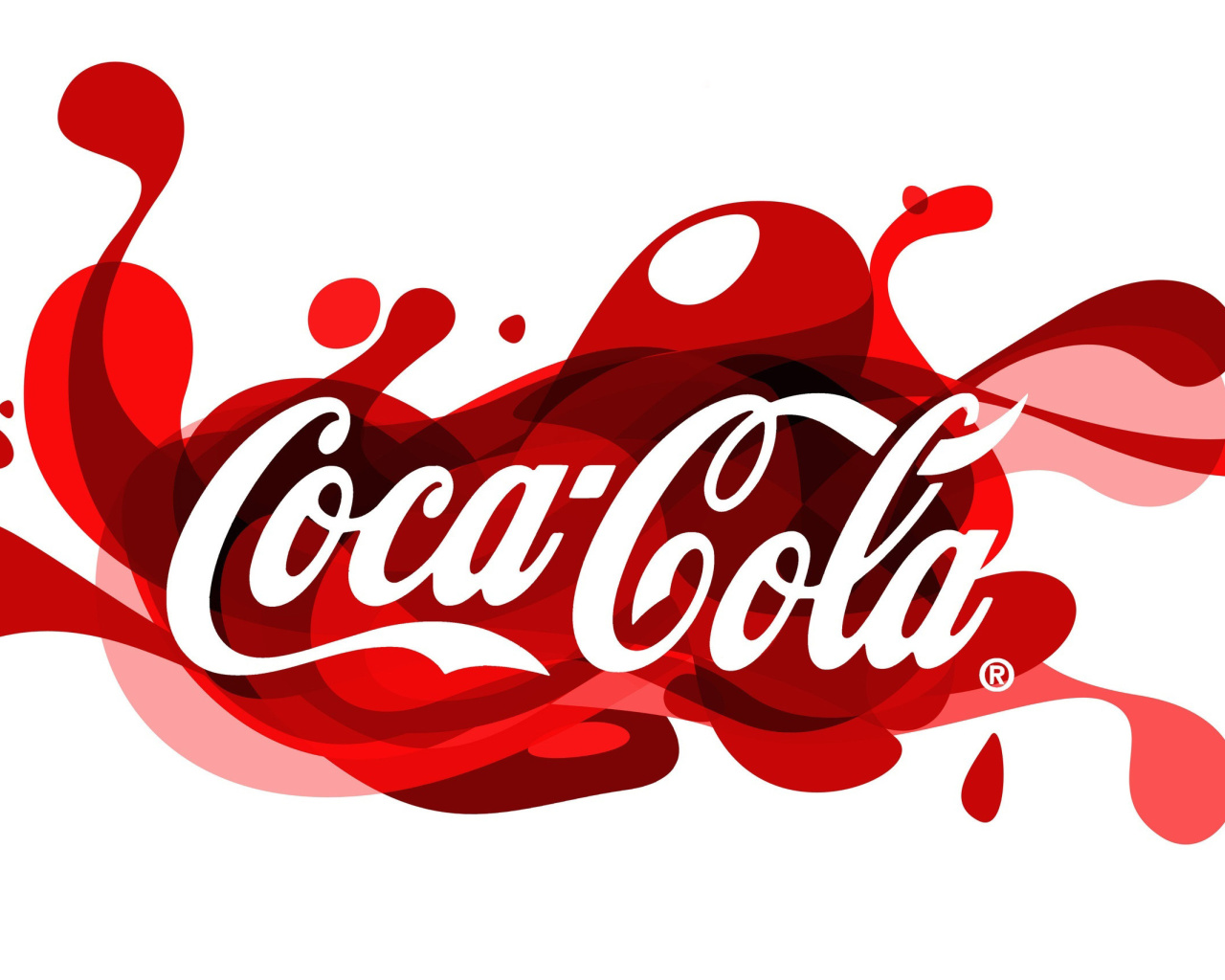 Обои Coca Cola Logo 1280x1024