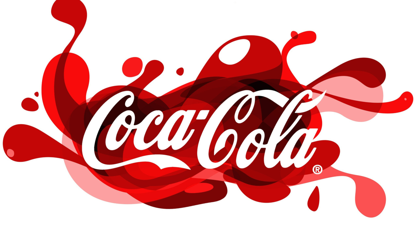 Coca Cola Logo screenshot #1 1366x768