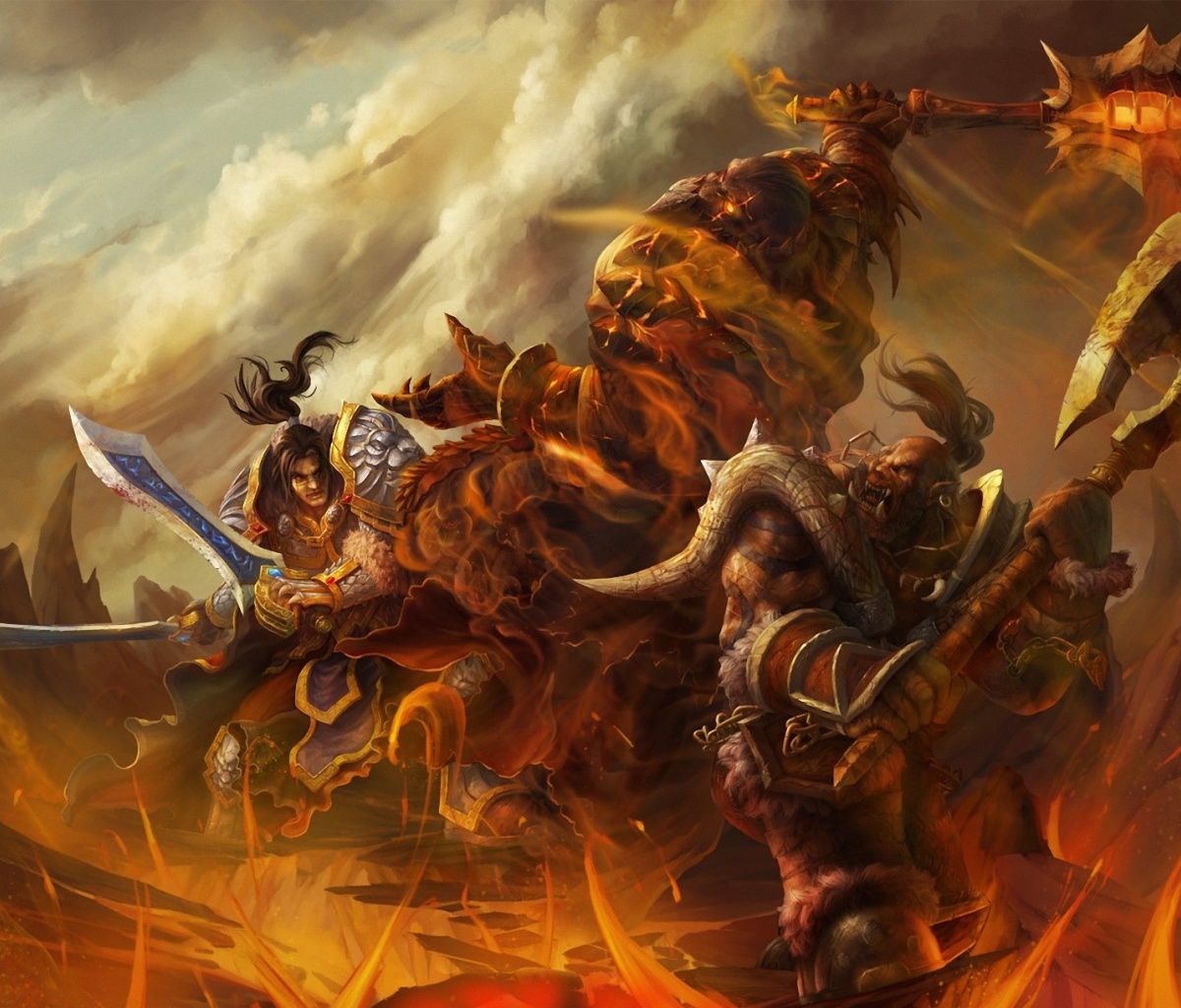 Обои World of Warcraft Battle 1200x1024