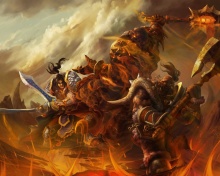 Das World of Warcraft Battle Wallpaper 220x176