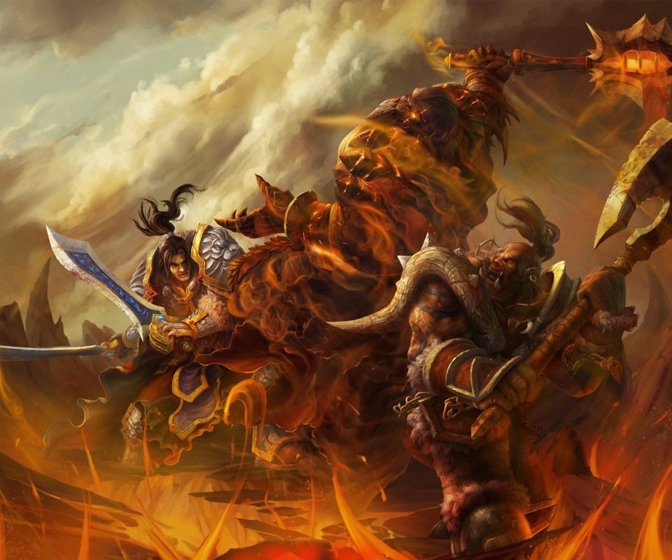 Das World of Warcraft Battle Wallpaper 960x800