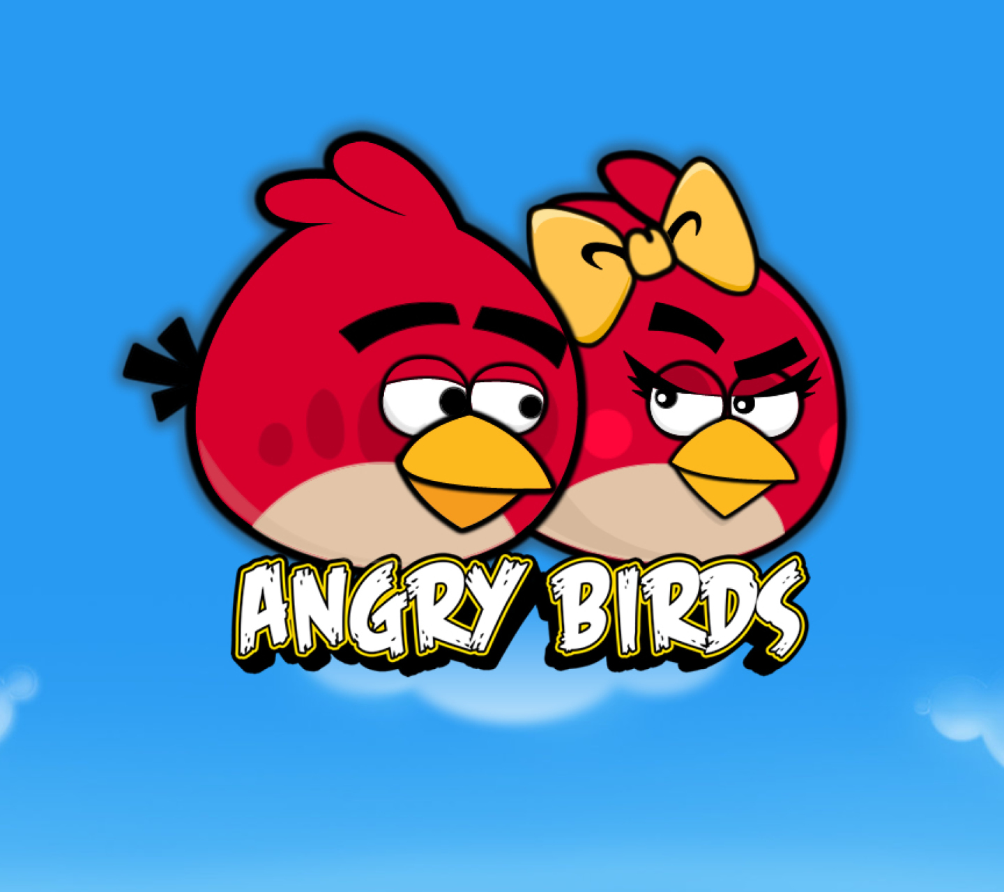 Обои Angry Birds Love 1440x1280