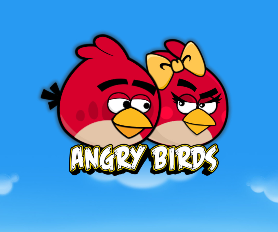 Fondo de pantalla Angry Birds Love 960x800