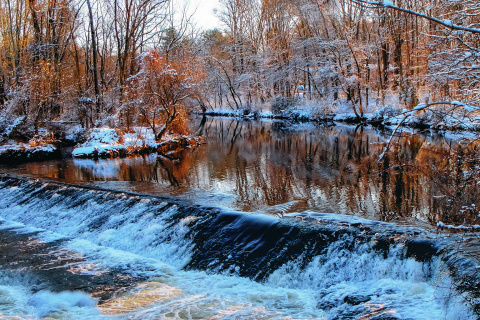 Winter Stream screenshot #1 480x320