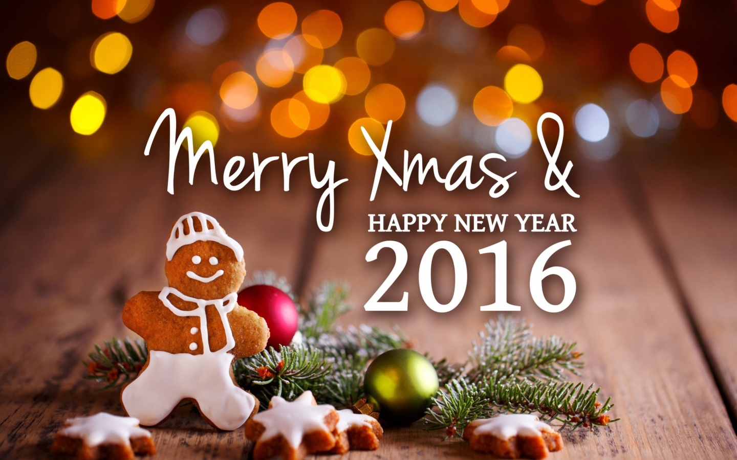 Sfondi Happy New Year 2016 Clipart 1440x900