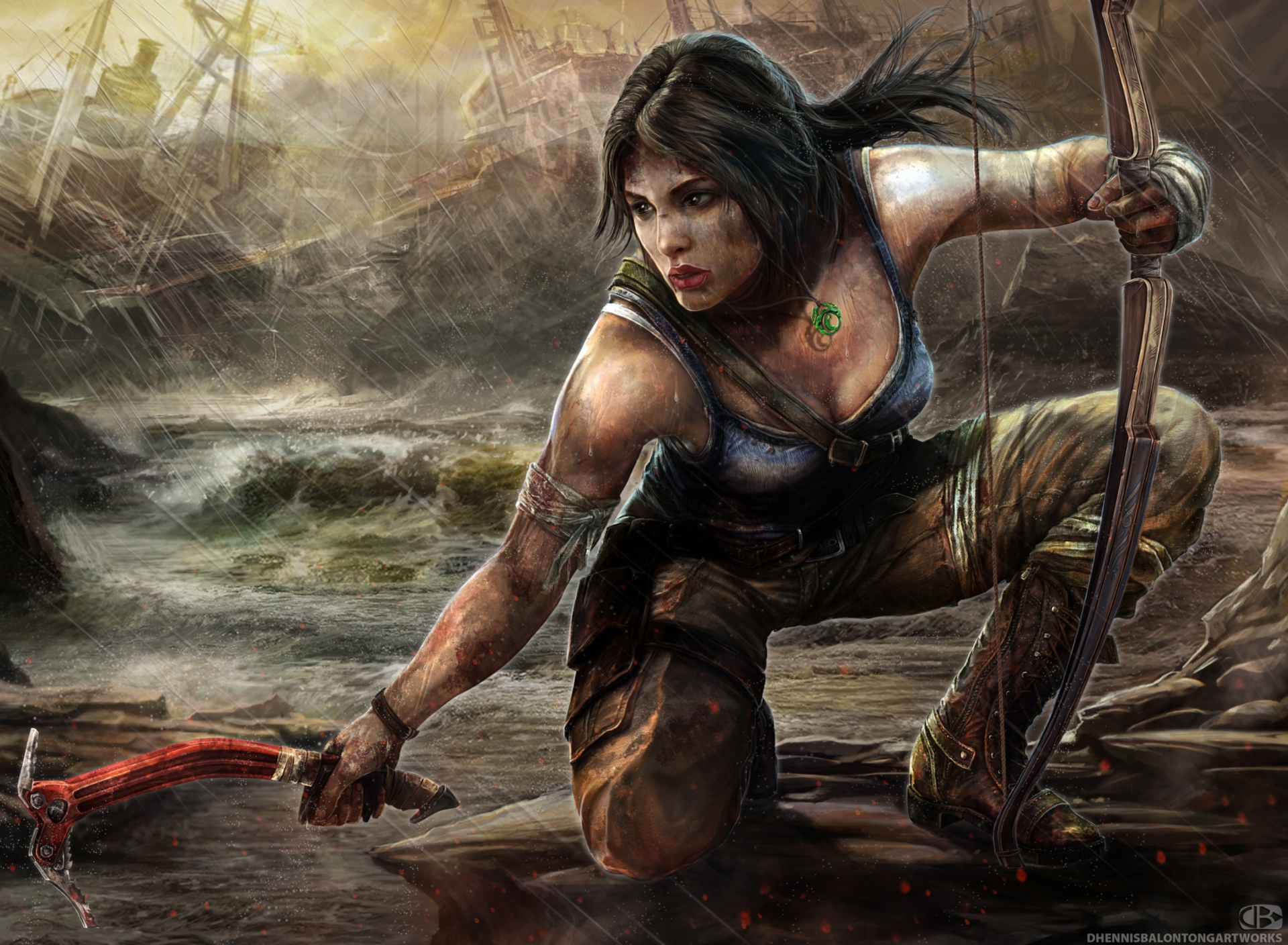 Screenshot №1 pro téma Lara Croft Tomb Raider Artwork 1920x1408
