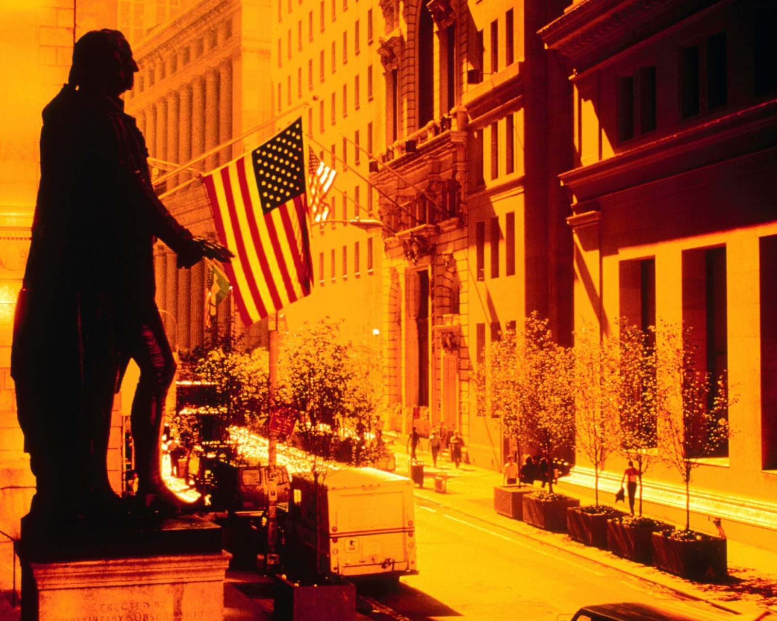Das Wall Street - New York USA Wallpaper 1600x1280