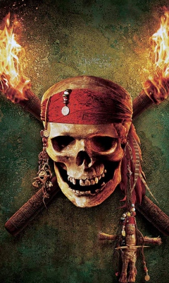Das Pirates Of The Caribbean Wallpaper 240x400